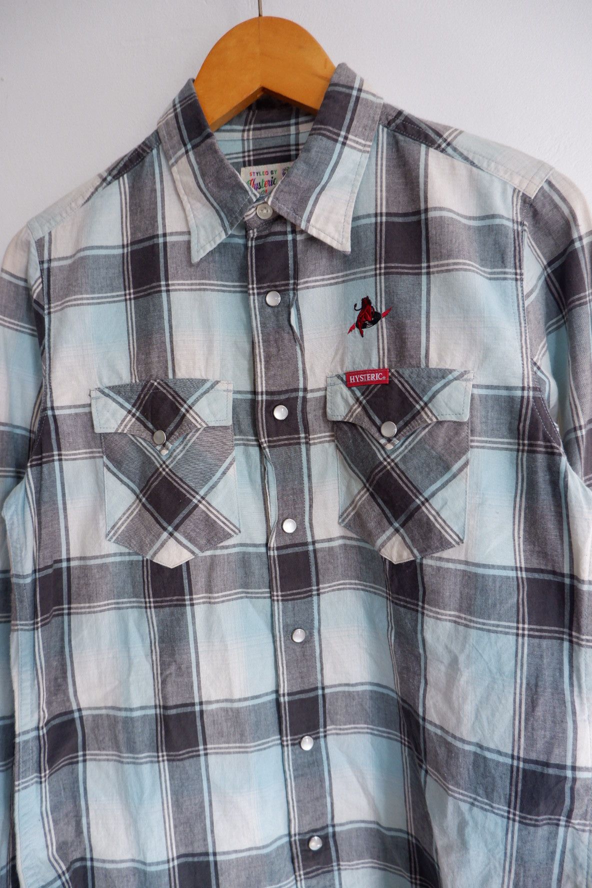 Hysteric Glamour Vintage Hysteric Glamour - Devils Logo Western Shirts Size US M / EU 48-50 / 2 - 3 Thumbnail