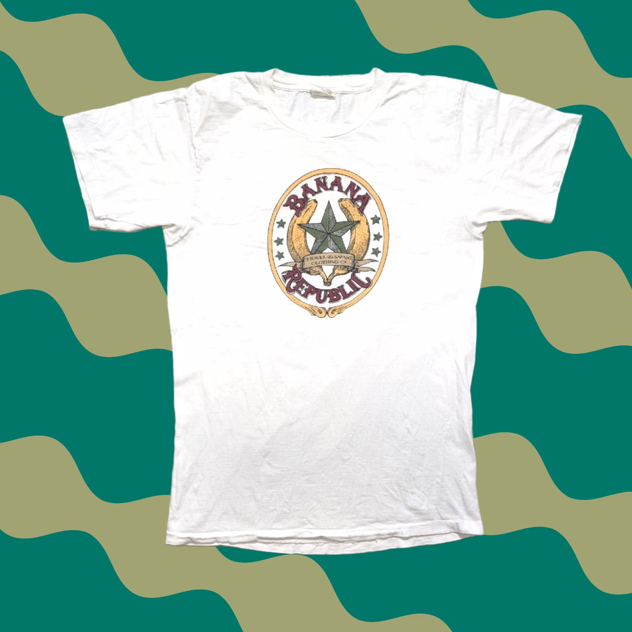 Banana Republic VINTAGE Banana Republic T-Shirt Large 80s Travel