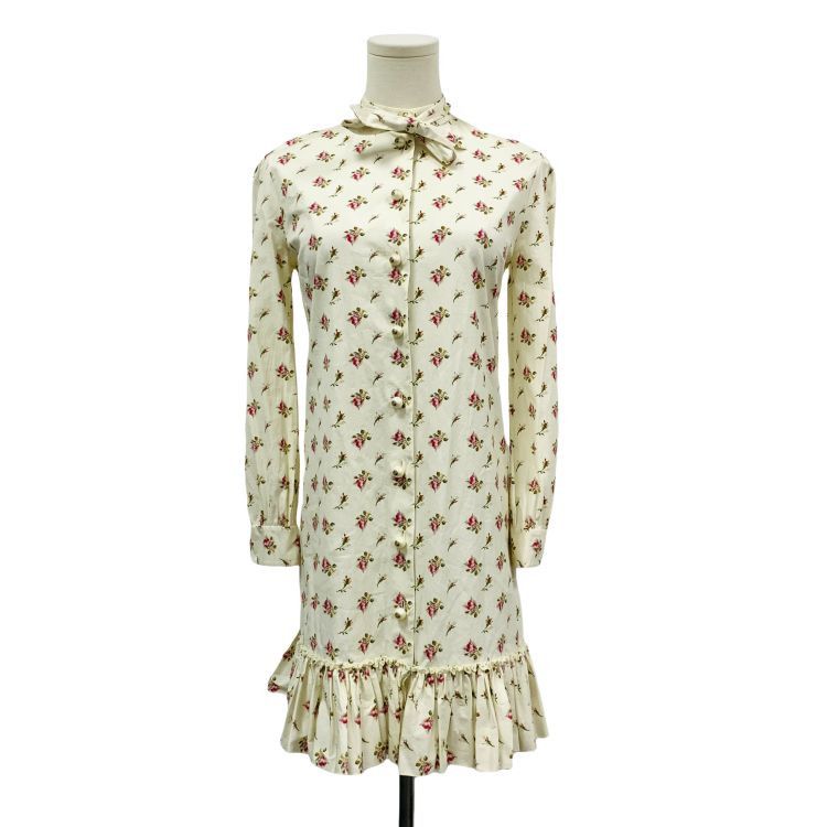 Gucci Gucci Floral Mini Dress Size 38 Size XS / US 0-2 / IT 36-38 - 1 Thumbnail