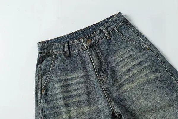 Jean Distressed Baggy Wide Leg Jeans Size US 30 / EU 46 - 2 Thumbnail