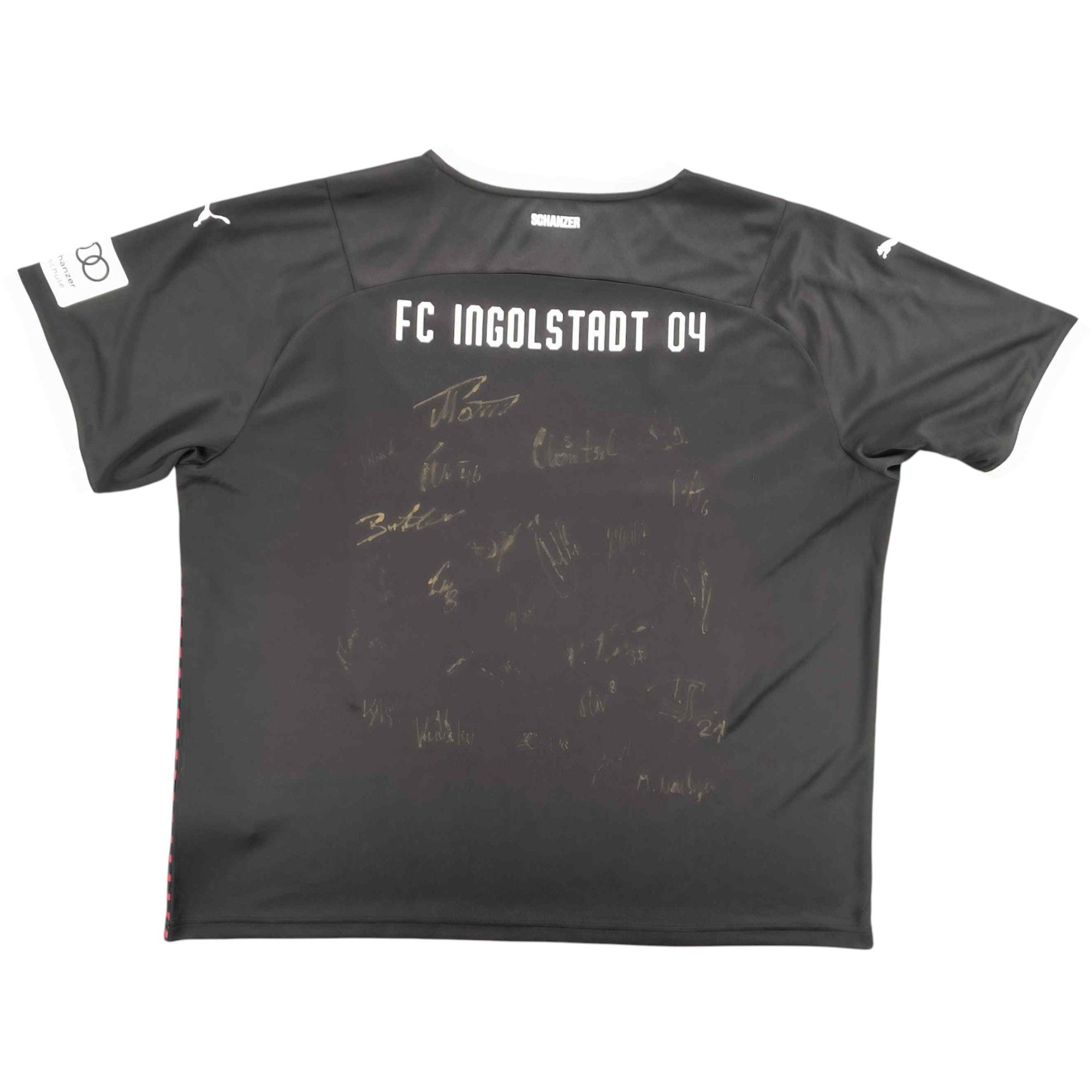 Puma NEW SIGNED Ingolstadt 21-22 Puma home football jersey 3XL Size US XXL / EU 58 / 5 - 2 Thumbnail