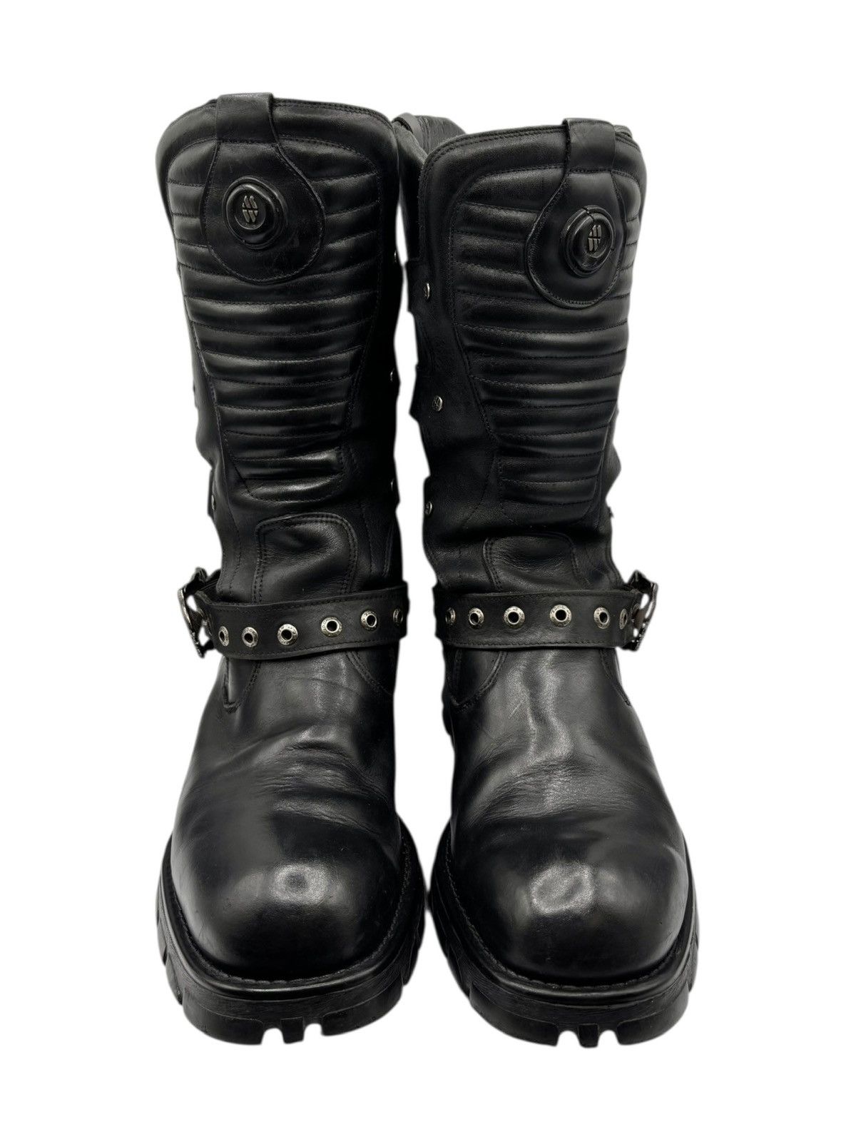 New Rock Vintage New Rock leather biker boots Size 45 Size US 12 / EU 45 - 2 Thumbnail