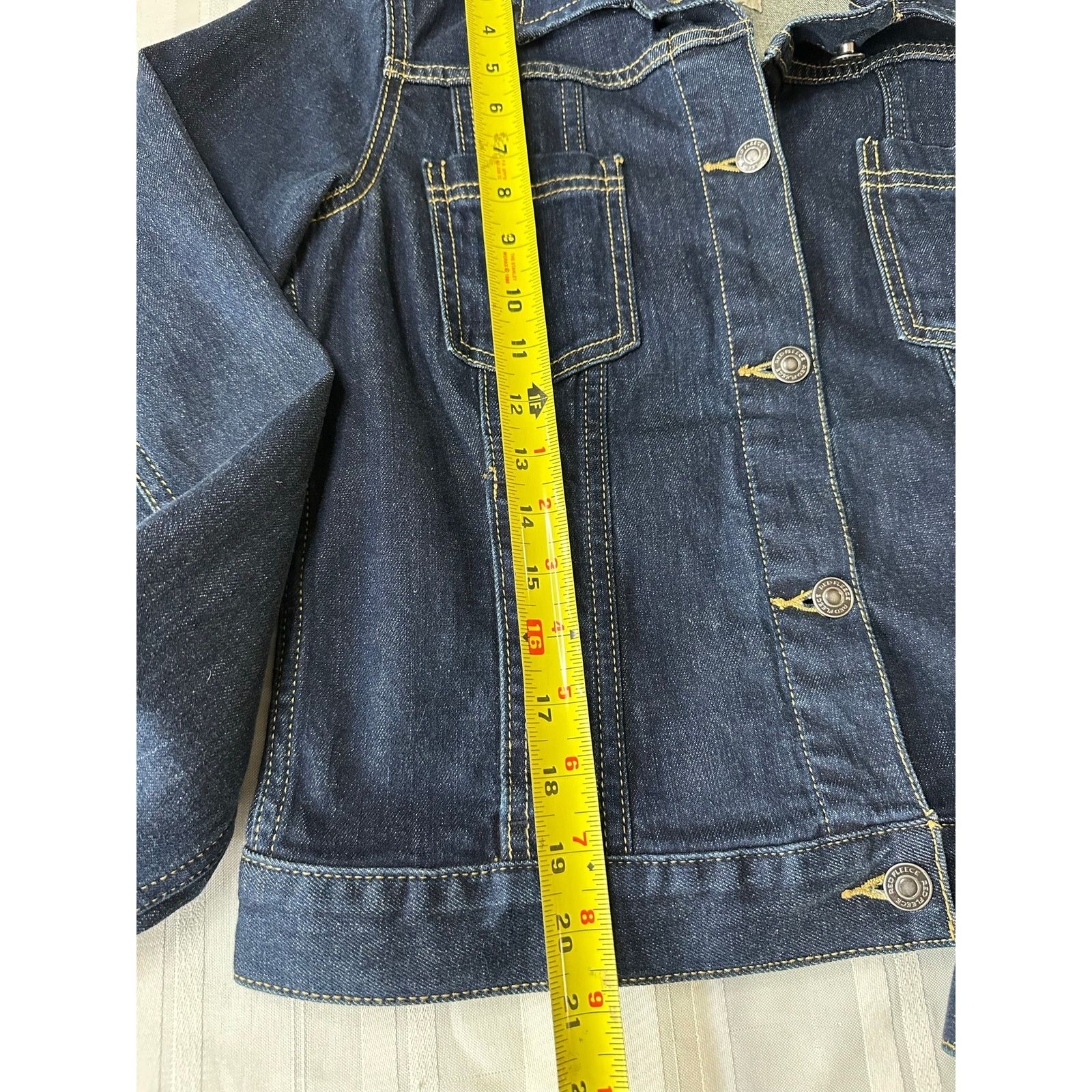Brooks Brothers Brooks Brothers Red Fleece Denim Jacket Blue Jean Women's S Size S / US 4 / IT 40 - 8 Thumbnail