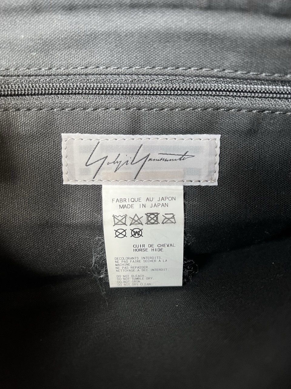 Yohji Yamamoto Yohji Yamamoto Femme - 3 Pocket Leather Shoulder Bag WALLET Size ONE SIZE - 7 Thumbnail