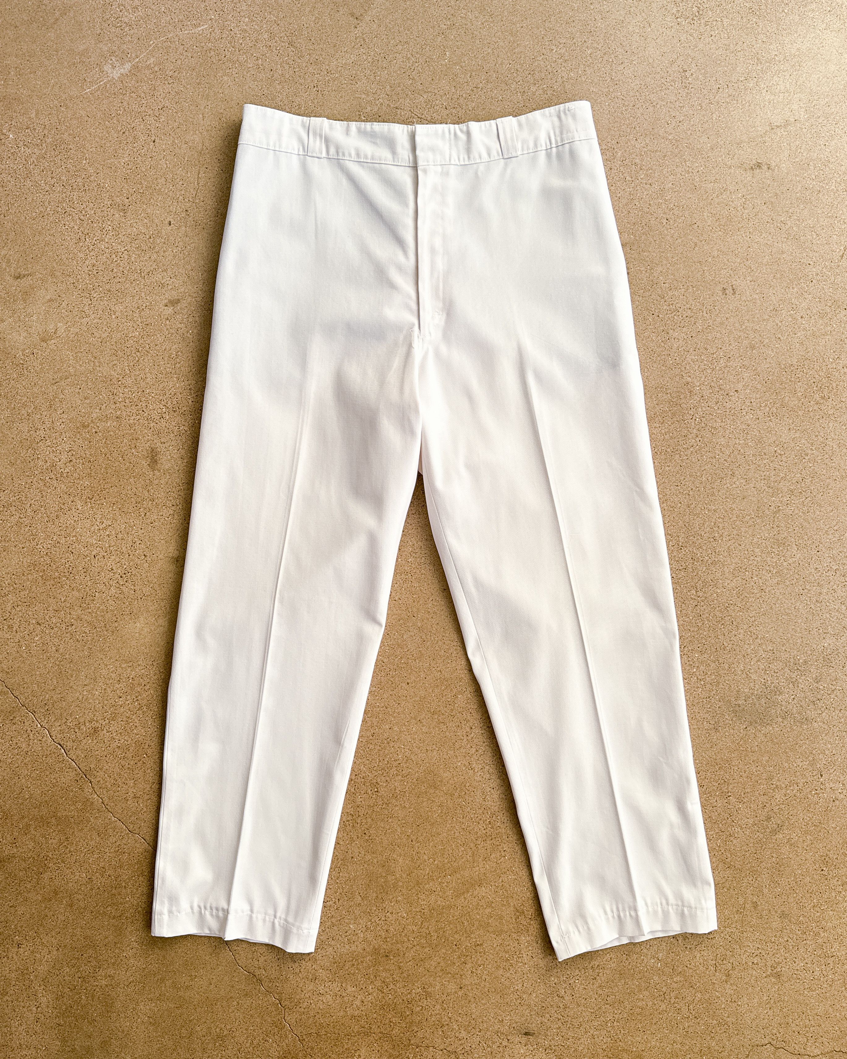 Vintage Vintage 1980s Angelica Work Uniform Pants White Men's 34 Size US 34 / EU 50 - 1 Thumbnail