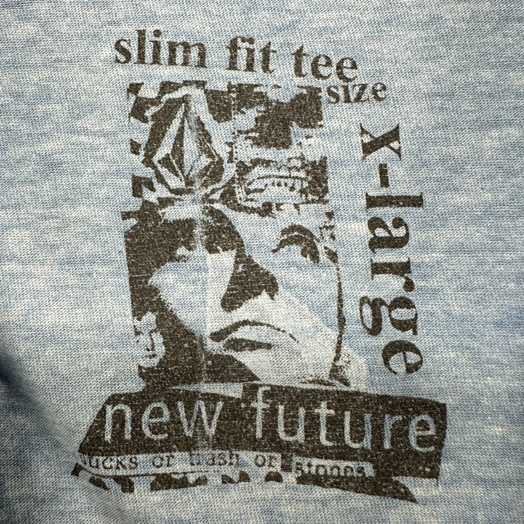 Volcom VINTAGE Volcom Shirt Mens XL Blue Spellout Slim Diamond Stone Skater Surf Y2K 90s Art USA Cars Size US XL / EU 56 / 4 - 6 Thumbnail