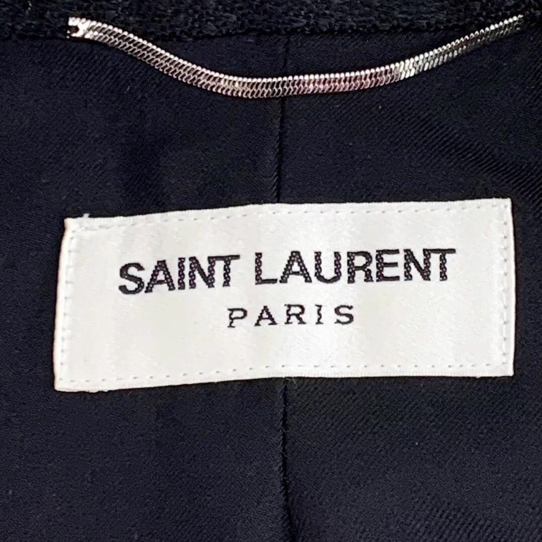 Yves Saint Laurent Yves Saint Laurent Black Lapel Single-Breasted Blazer Size XL / US 12-14 / IT 48-50 - 5 Thumbnail