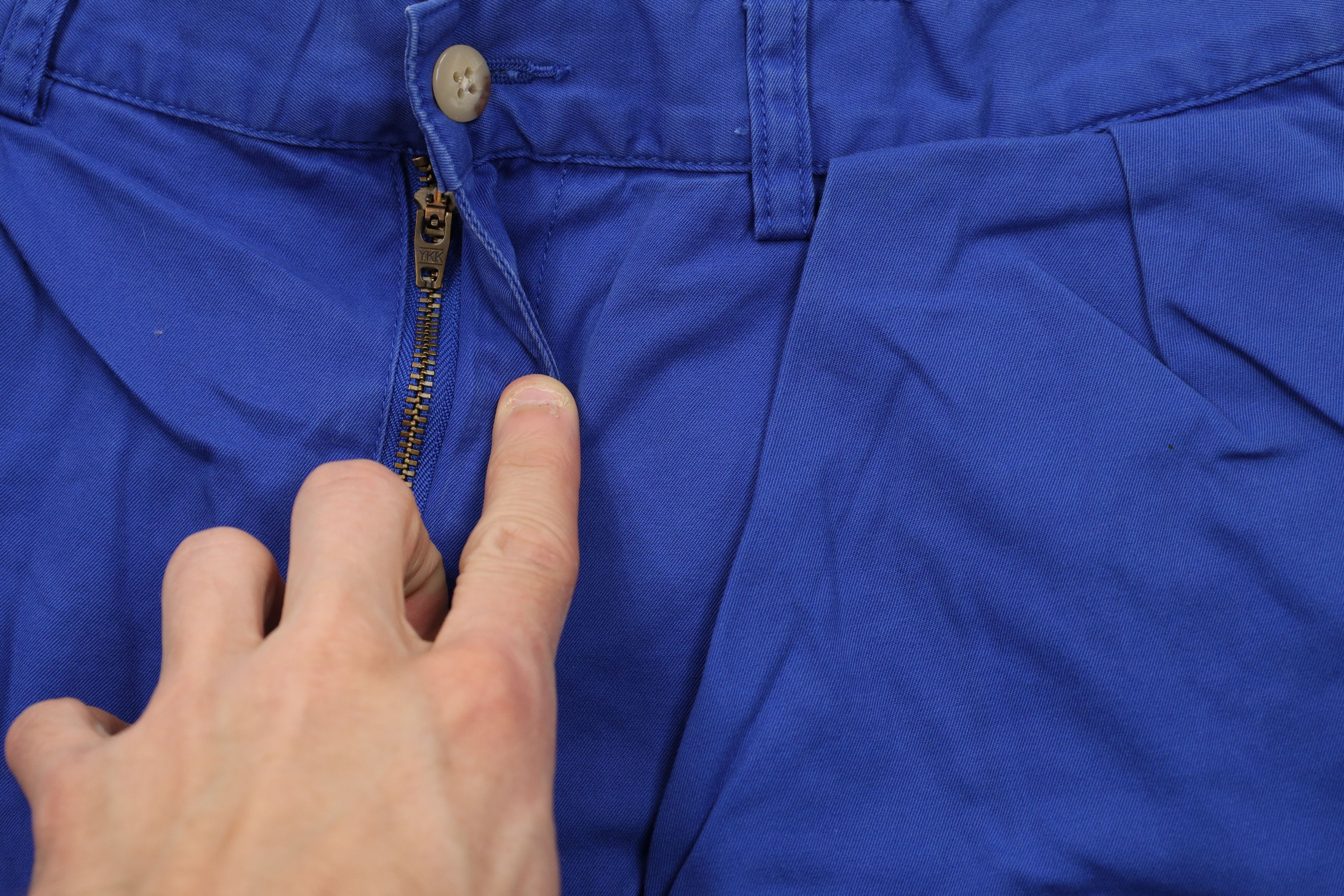 Polo Ralph Lauren Vintage 90s Ralph Lauren Above Knee Chino Shorts Royal Size US 34 / EU 50 - 5 Thumbnail