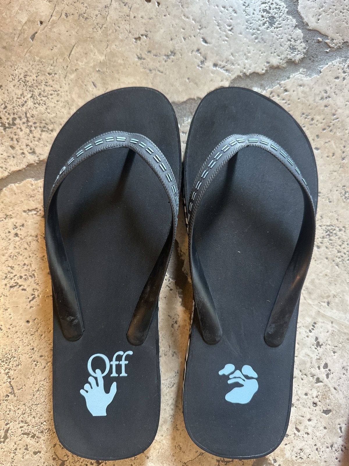 Off-White OFF-WHITE flip flops Size US 9.5 / EU 42-43 - 3 Thumbnail