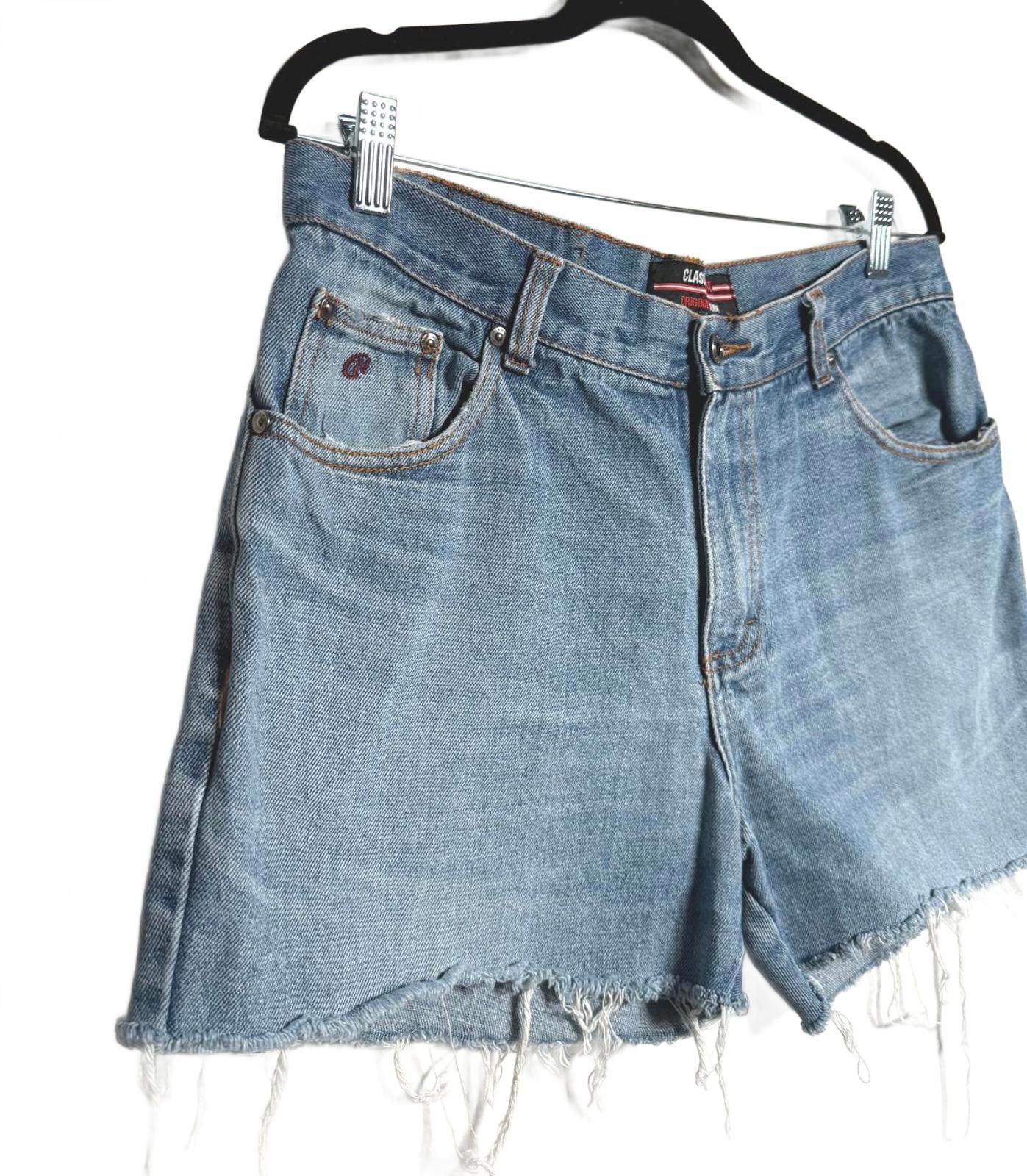 Designer Men Denim Cut off Short Shorts Size US 32 / EU 48 - 1 Thumbnail