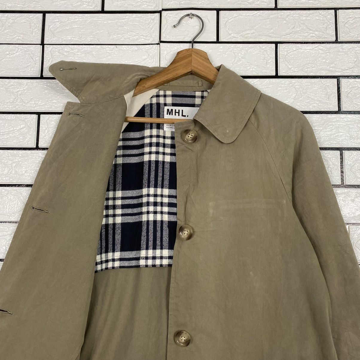 Margaret Howell 🔥VINTAGE LONG JACKET BLANKET TARTAN MHL MARGARET HOWELL Size S / US 4 / IT 40 - 13 Thumbnail