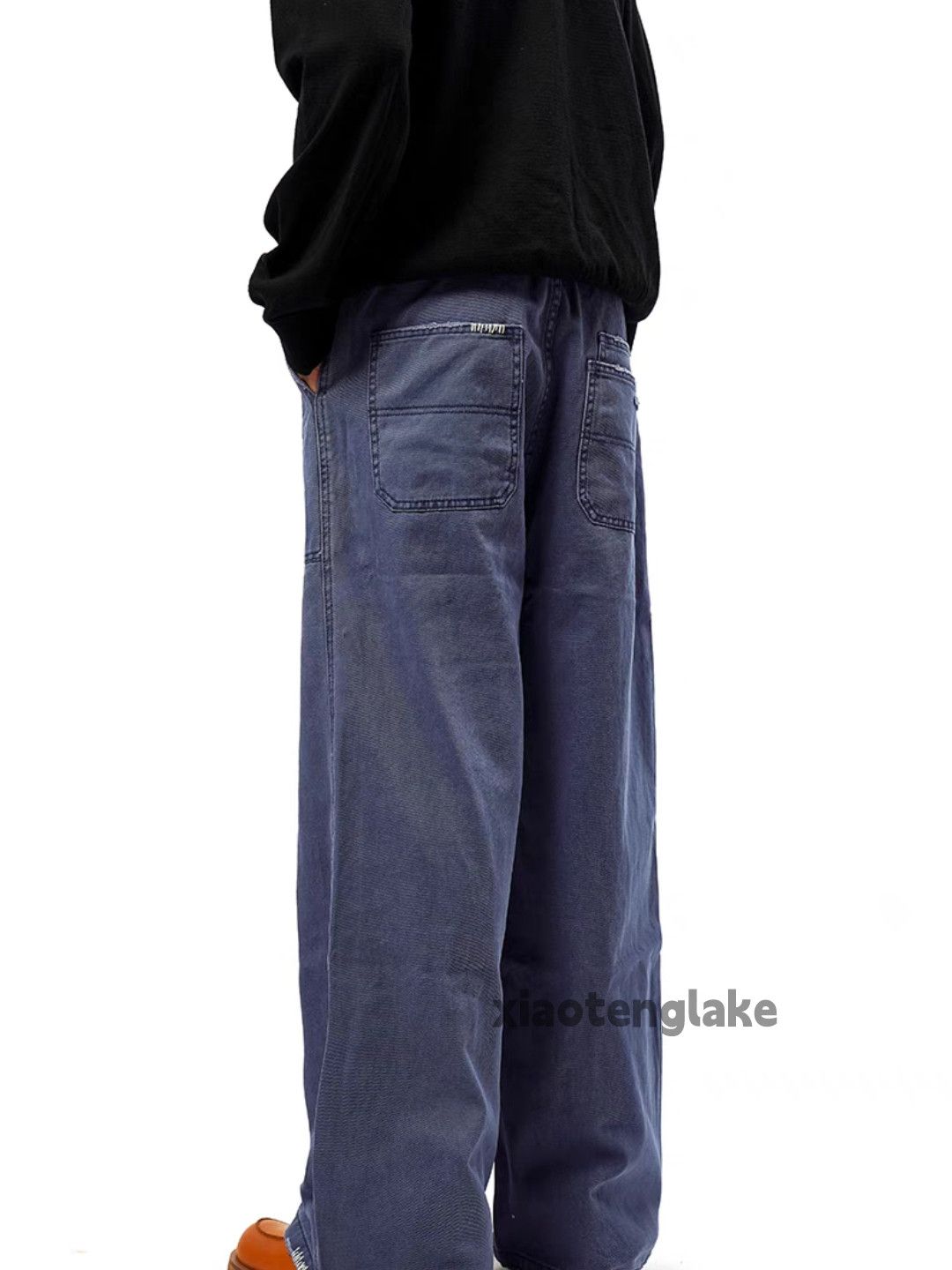 Designer × Japanese Brand × Vintage utility skate hiphop yuppie flared baggy work cargo pants Size US 32 / EU 48 - 3 Thumbnail