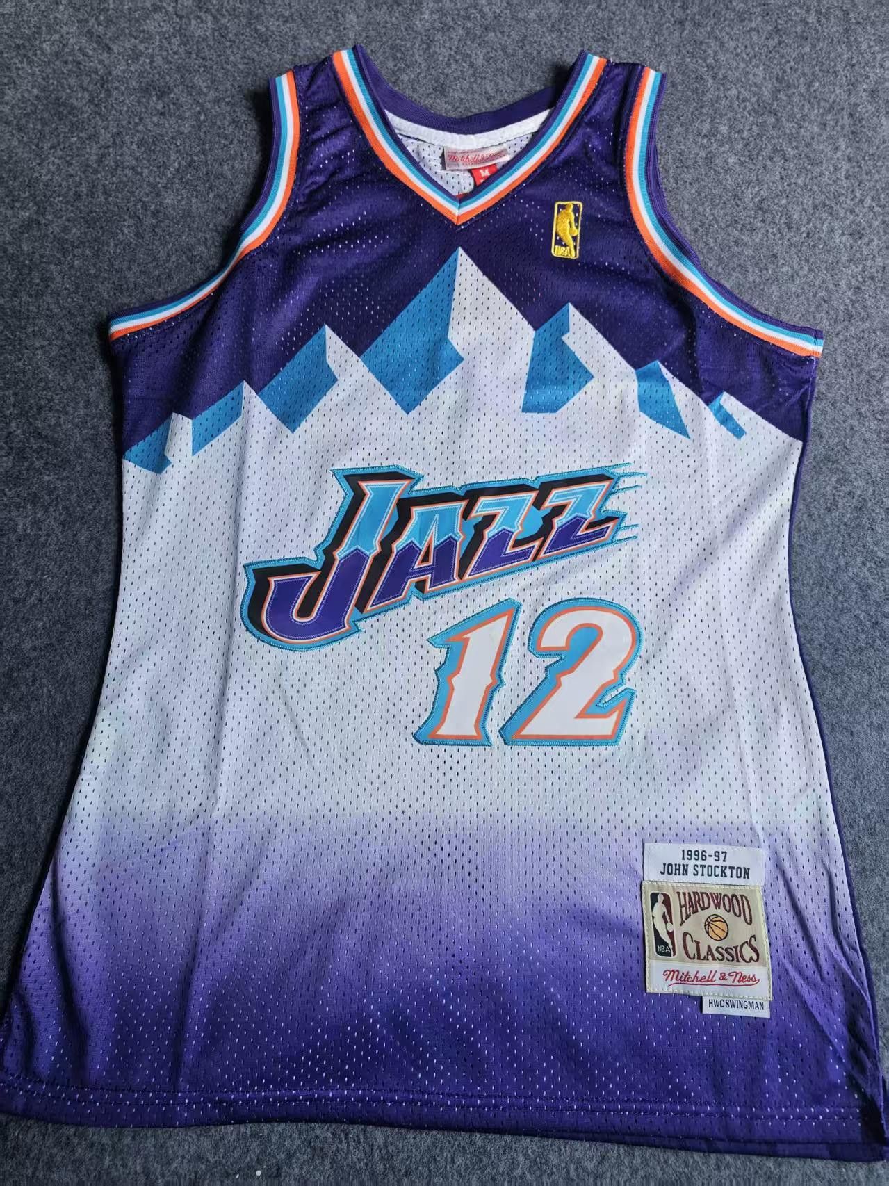 NBA 1996 97 Utah Jazz 12 Utah Jazz Jersey Size US M / EU 48-50 / 2 - 1 Thumbnail