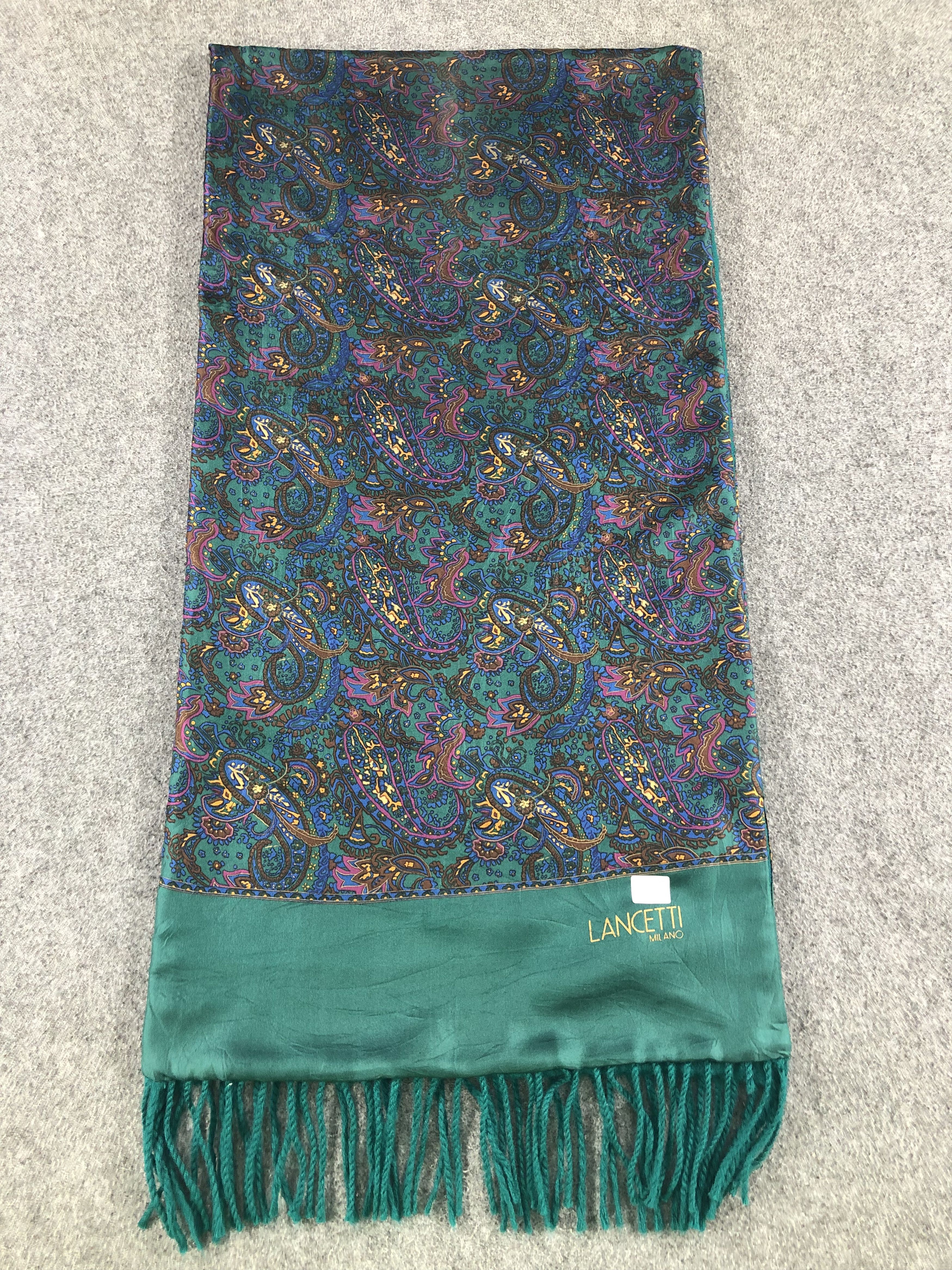 Lui di Lancetti Lancetti Milano Scarf / Silk Scarf / Neckwear / Muffler Size ONE SIZE - 3 Thumbnail