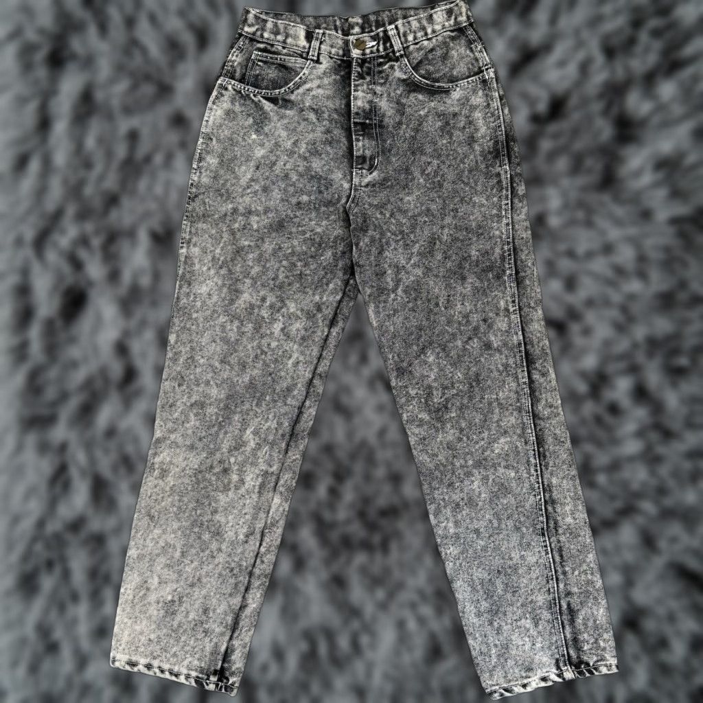 Vintage VINTAGE Nasty Jeans Womens 27x28 Acid Wash High Rise 80s Tapered Denim Blue Grunge Womens Jeans Size 27" / US 4 / IT 40 - 1 Thumbnail