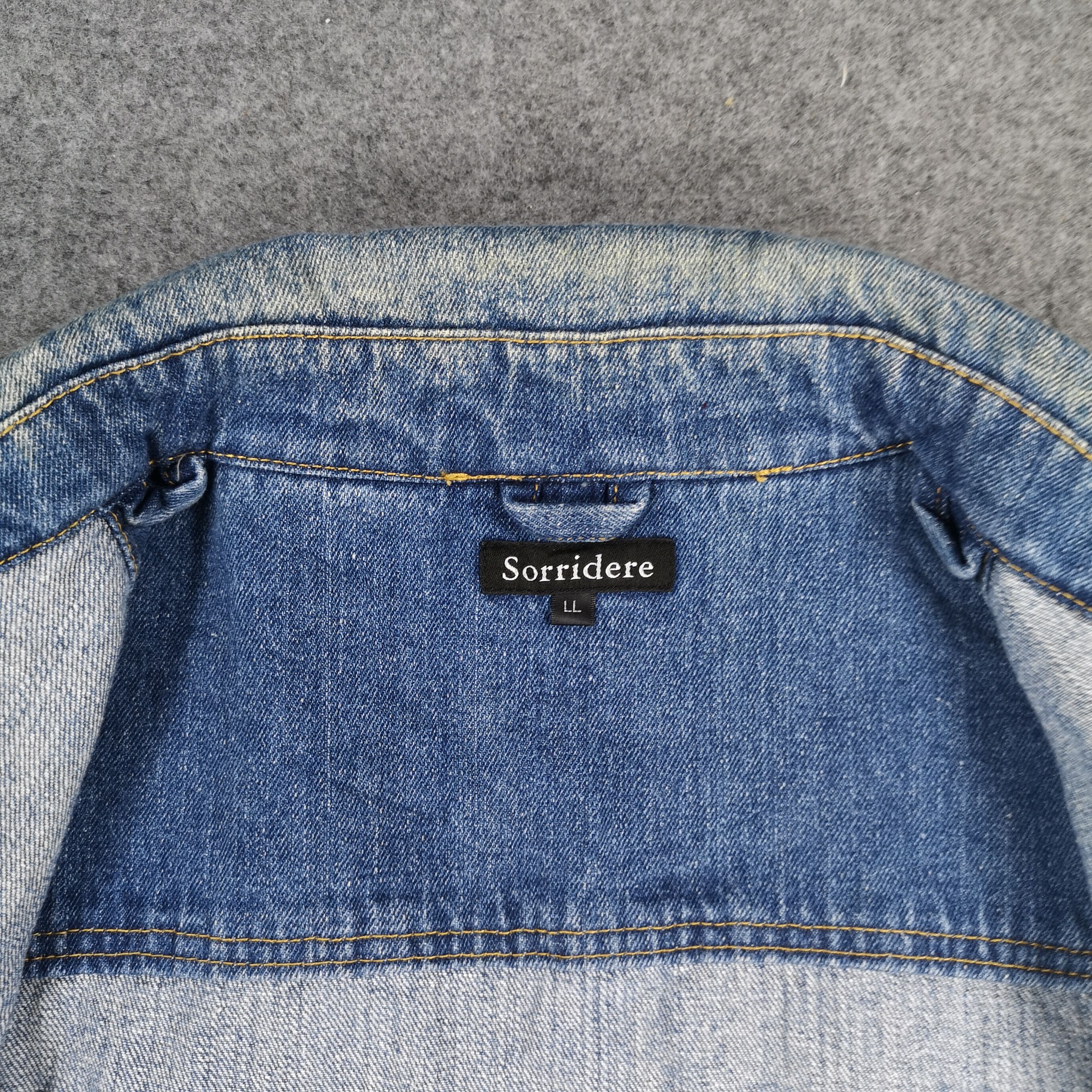 Japanese Brand Japanese Brand Sorridere Denim Trucker Jacket Size US L / EU 52-54 / 3 - 6 Thumbnail