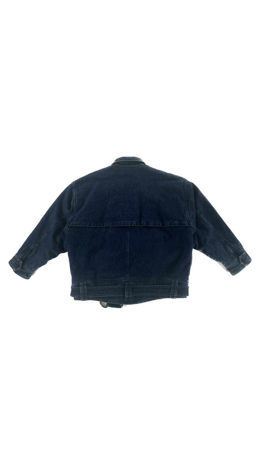 Issey Miyake Belted Denim Cargo Jacket Size US L / EU 52-54 / 3 - 2 Thumbnail