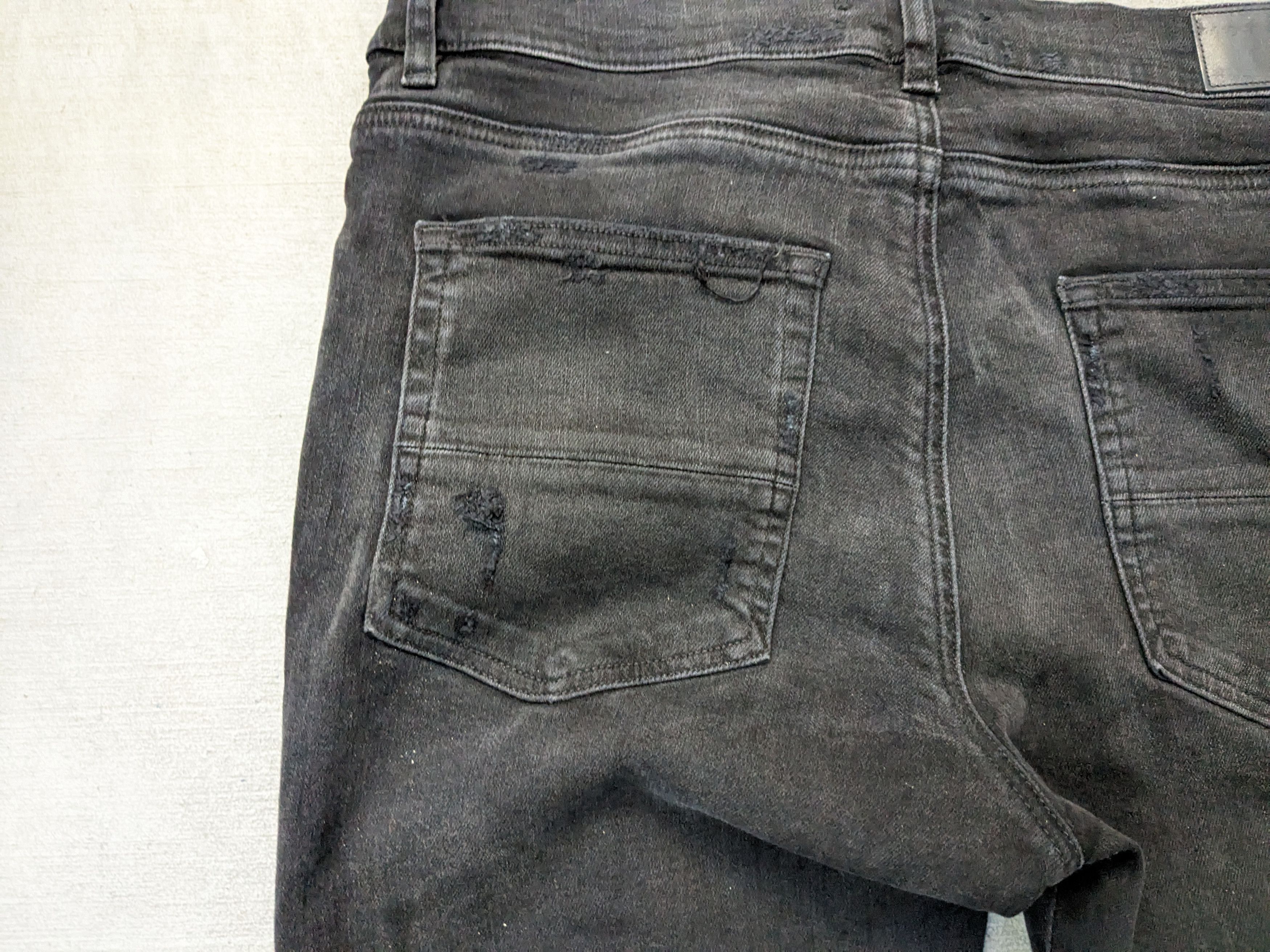 Amiri AMIRI Japanese Repair Denim Jeans Black Size 36 x 35 Slim Size US 36 / EU 52 - 10 Thumbnail