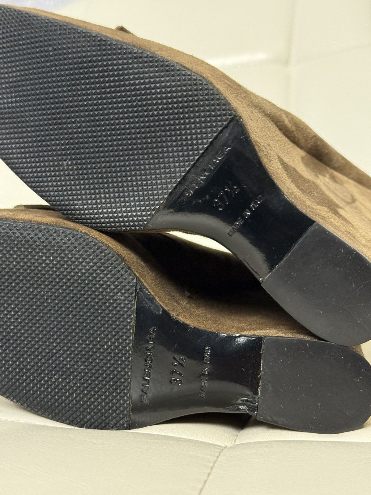 Balenciaga Balenciaga Suede Platform Wedge Heels Tassel Loafers Shoes Size US 7.5 / IT 37.5 - 23 Thumbnail