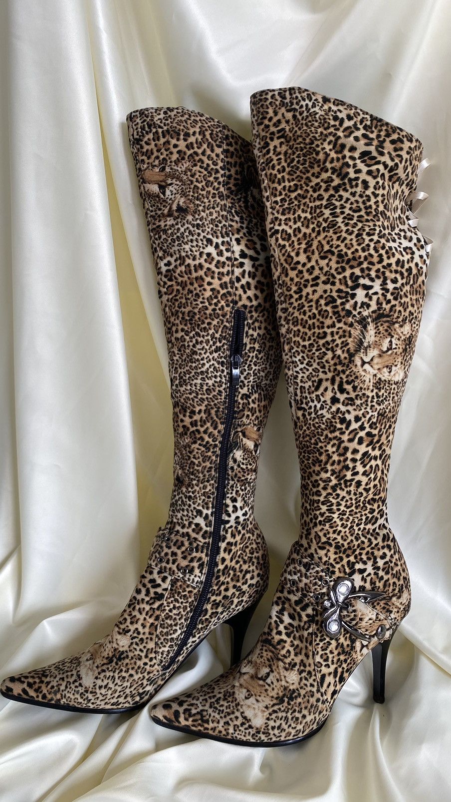Vintage Vintage cheetah high boots Size US 6.5 / IT 36.5 - 2 Thumbnail