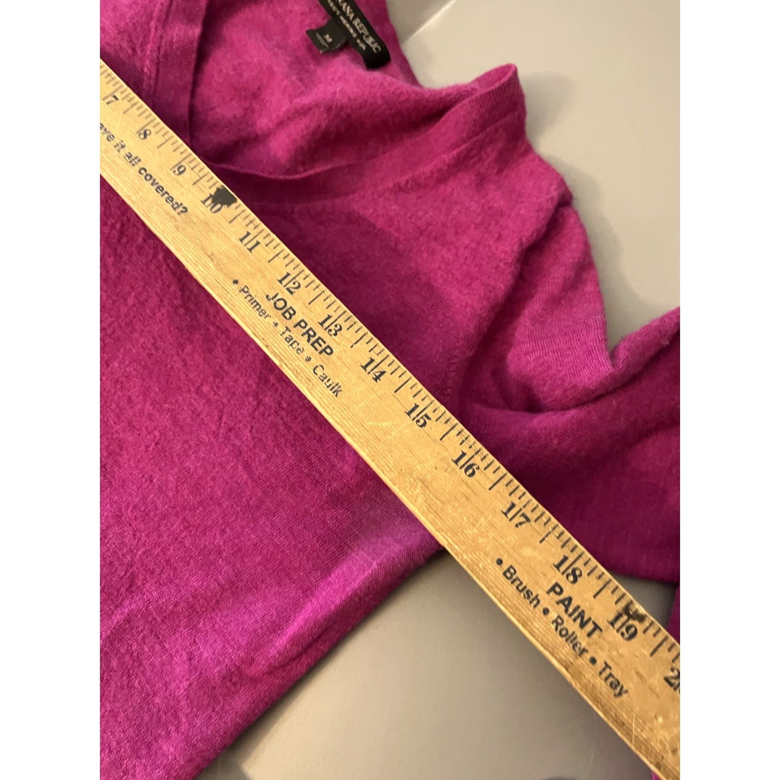 Banana Republic Banana Republic Sweater Mens M Pullover V-Neck Wool 00% Merino Purple Regular Knit Shirt? Size US M / EU 48-50 / 2 - 5 Thumbnail