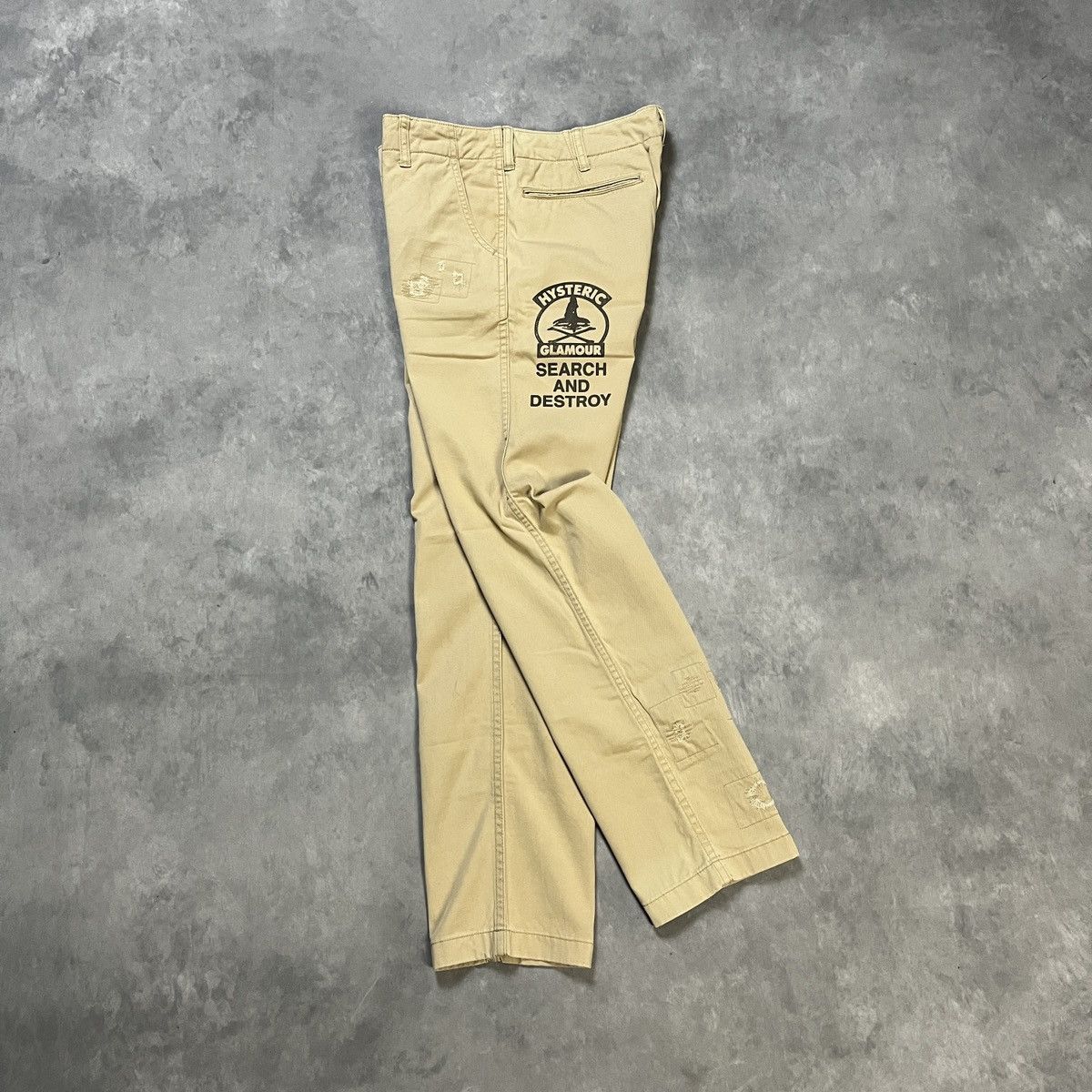 Hysteric Glamour Hysteric Glamour - Search And Destroy Disstresed Chino Size US 30 / EU 46 - 1 Thumbnail