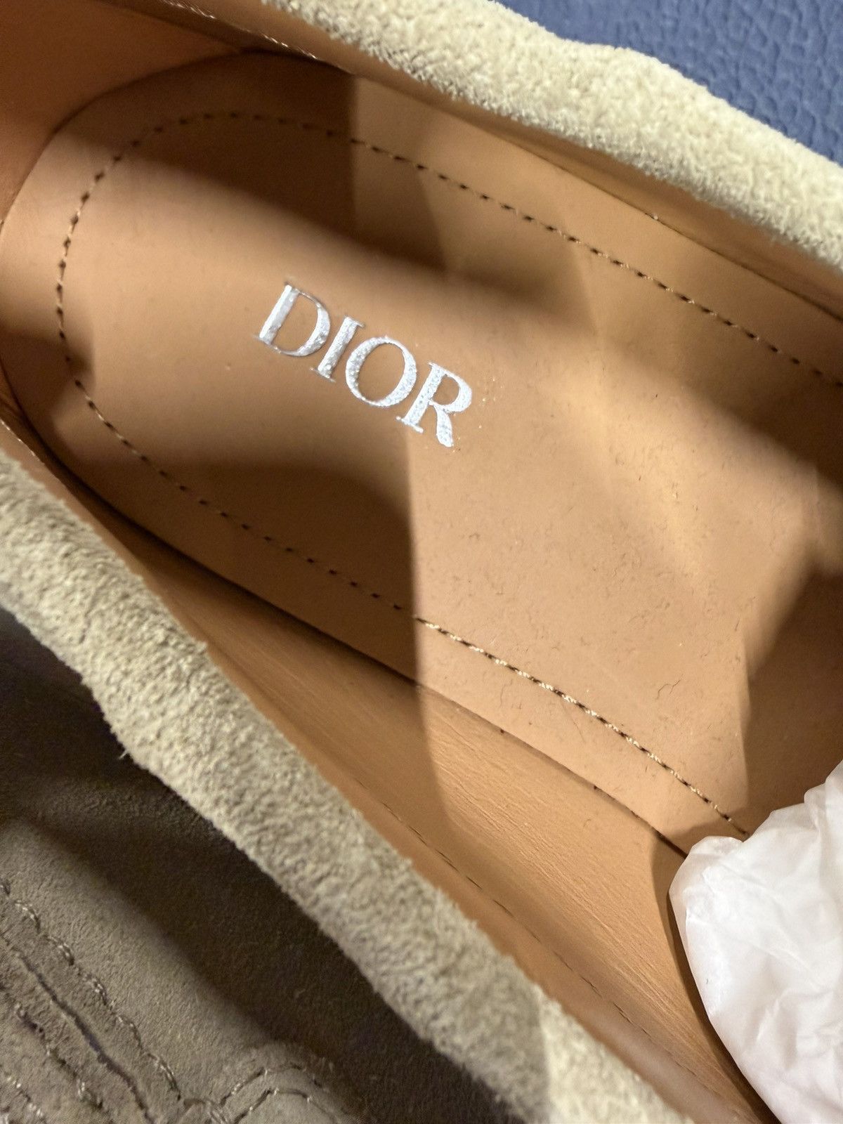 Dior Dior Granville Suede Oblique Loafers NEW 1100$ Size US 9.5 / EU 42-43 - 5 Thumbnail