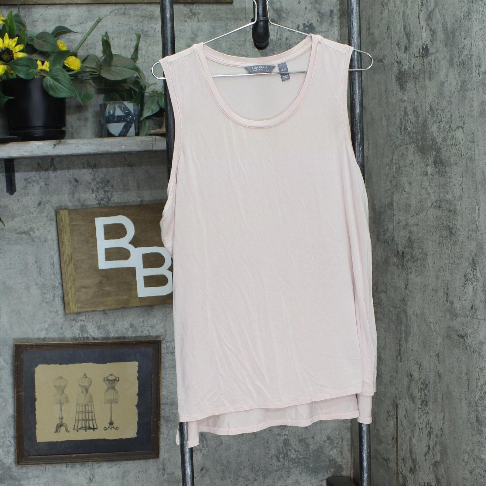 Other Lisa Rinna Collection Knit A-Line Shirt Top Light Pink XL Size XL / US 12-14 / IT 48-50 - 1 Thumbnail