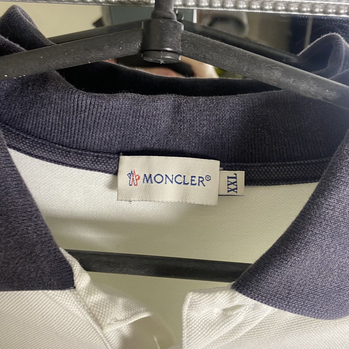 Moncler Moncler Polo T-shirt Big Logo Size US XXL / EU 58 / 5 - 4 Thumbnail