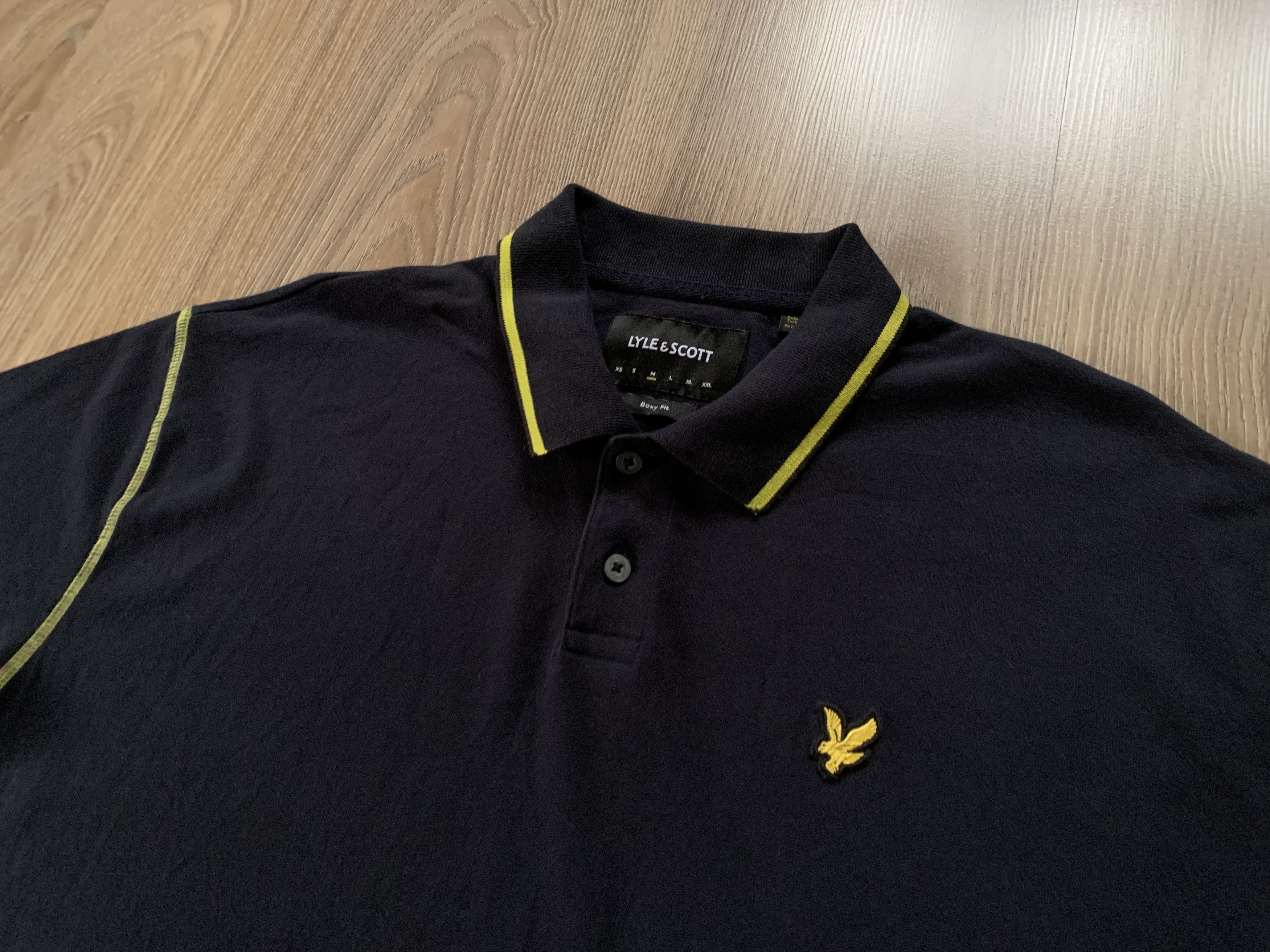 Lyle & Scott Lyle & Scott Classic Blue Polo T-Shirt Size US M / EU 48-50 / 2 - 4 Thumbnail