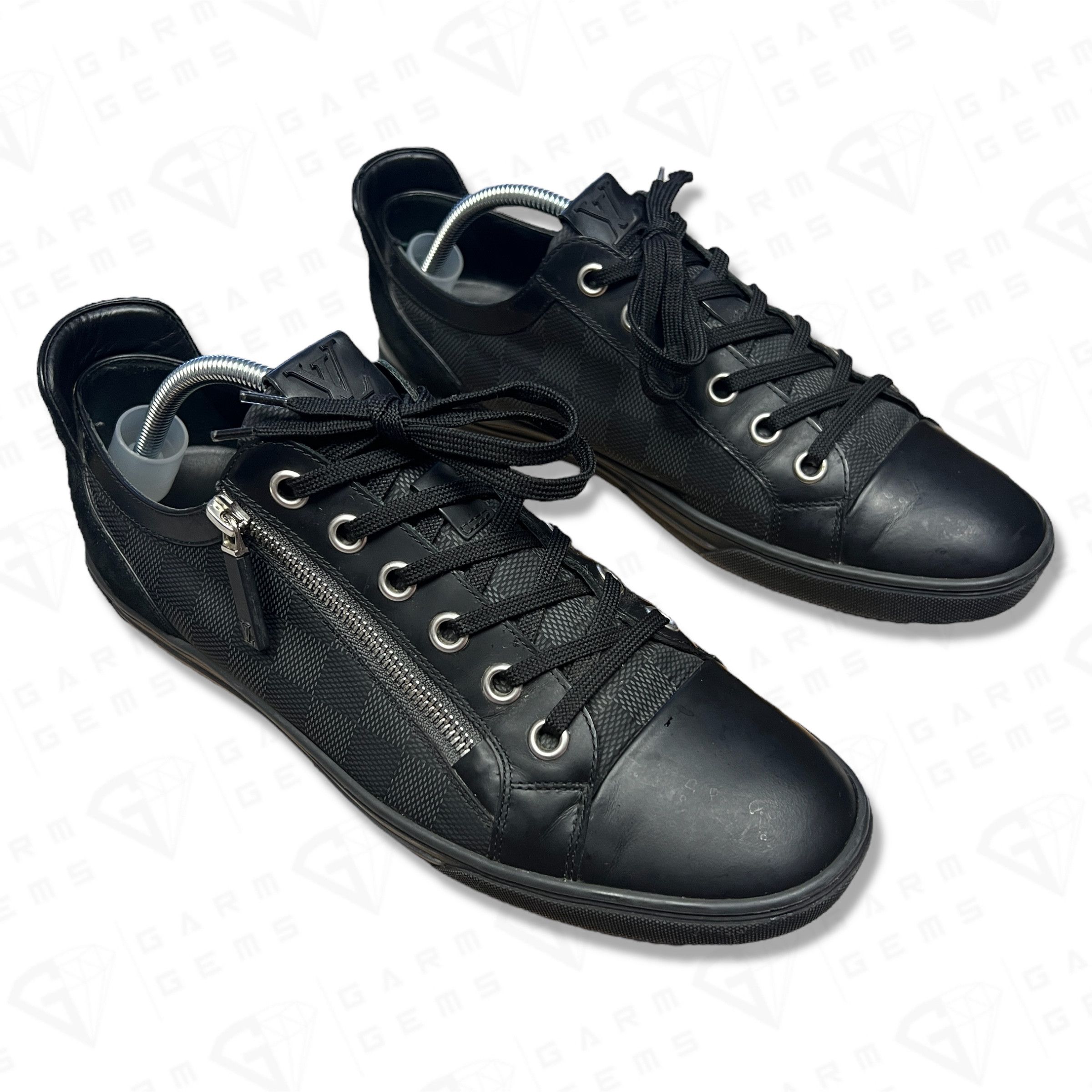 Louis Vuitton Louis Vuitton Damier Low Top Trainers Size US 9 / EU 42 - 2 Thumbnail