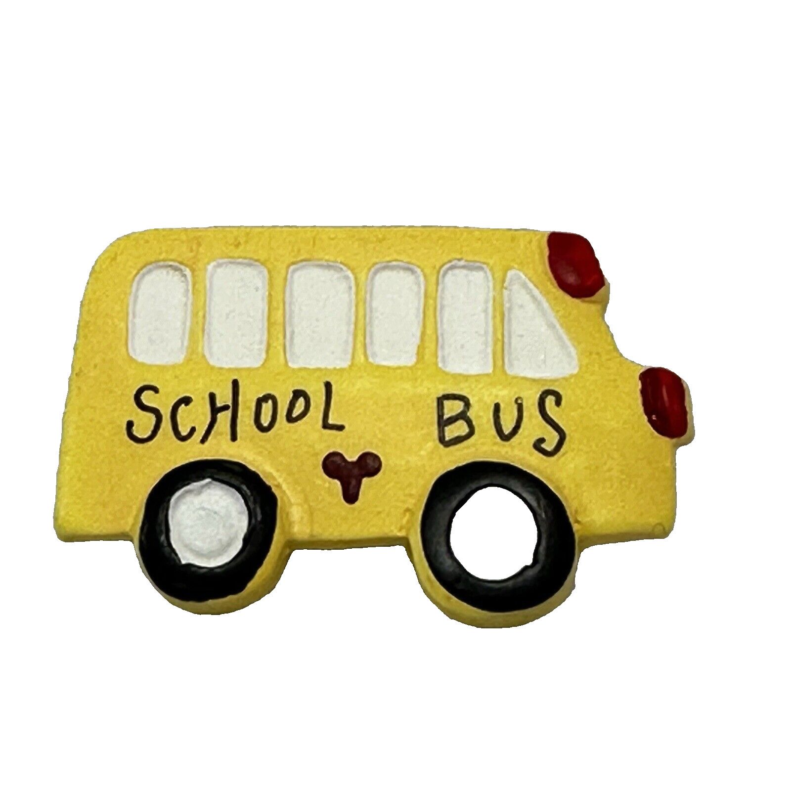 Other Teacher School Bus Yellow Brooch Pin Button Appreciation Size ONE SIZE - 1 Thumbnail