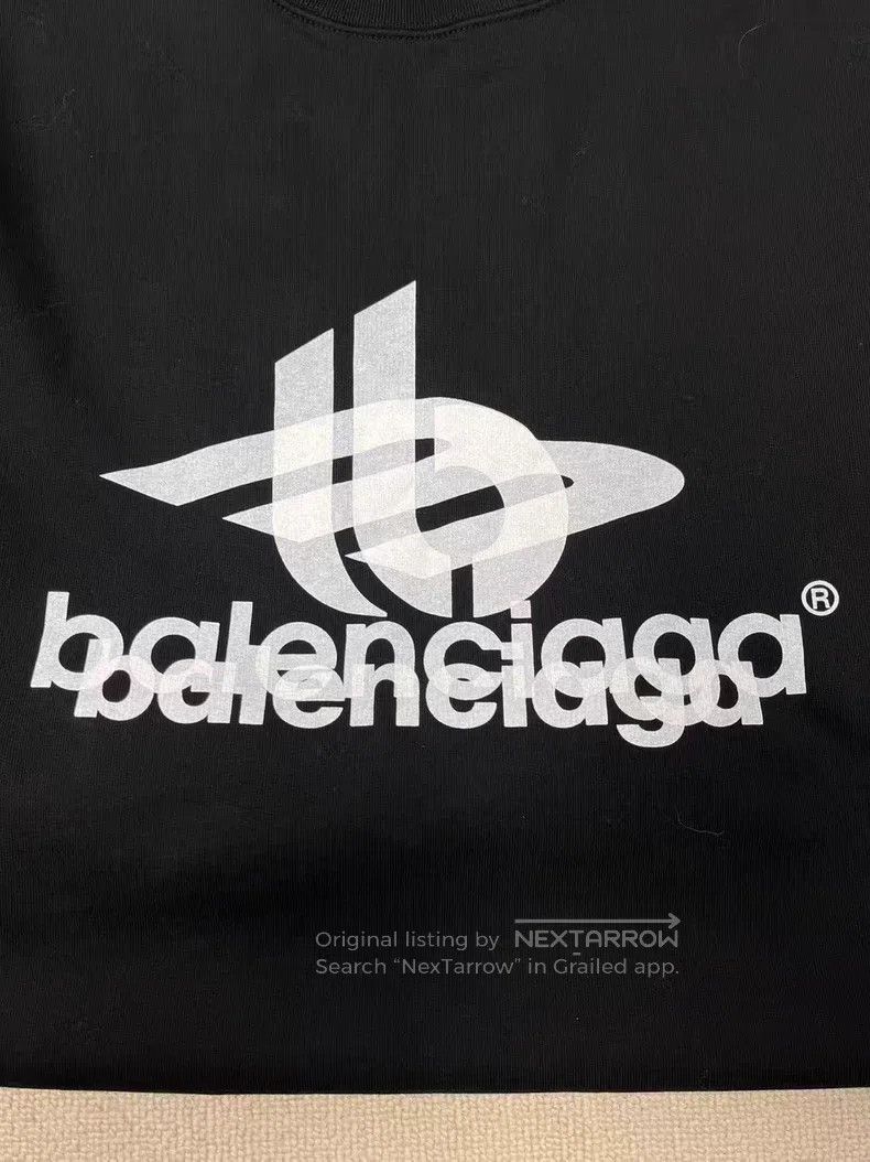 Balenciaga Balenciaga Letter Printed Casual Pullover Long Sleeve Swea Size US S / EU 44-46 / 1 - 3 Thumbnail