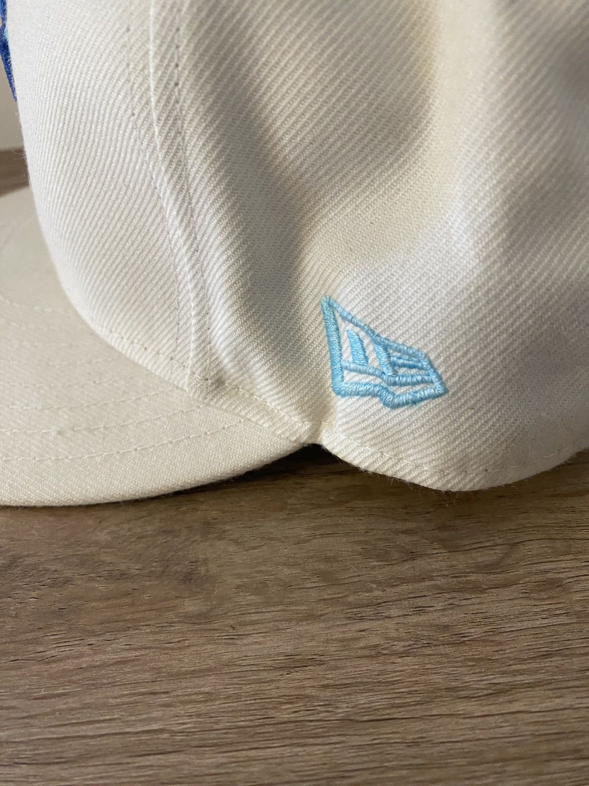 New Era Washington Nationals New Era DC White Blue Fitted Cap Hat 7 Size ONE SIZE - 9 Thumbnail