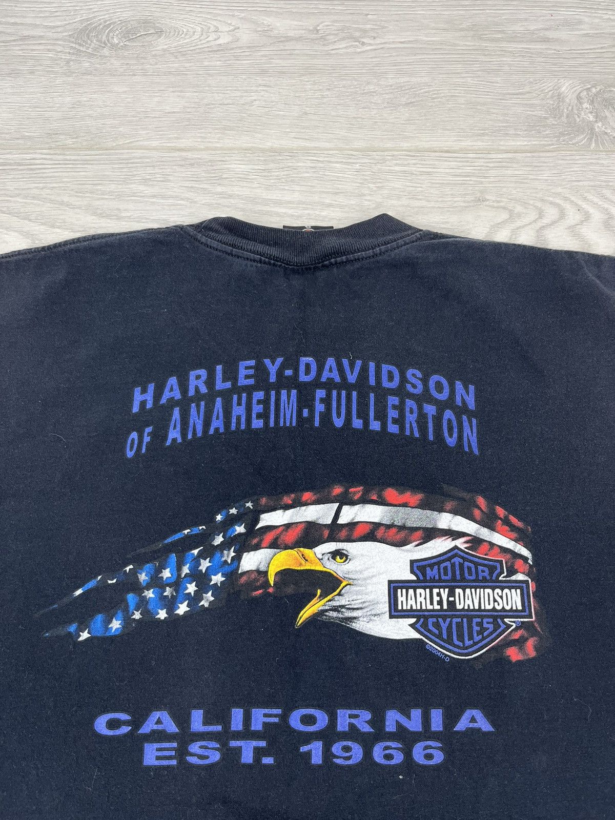 Harley Davidson × Vintage Harley Davidson Vintage 2004 Eagle Biker Faded T Shirt XL Size US XL / EU 56 / 4 - 10 Thumbnail