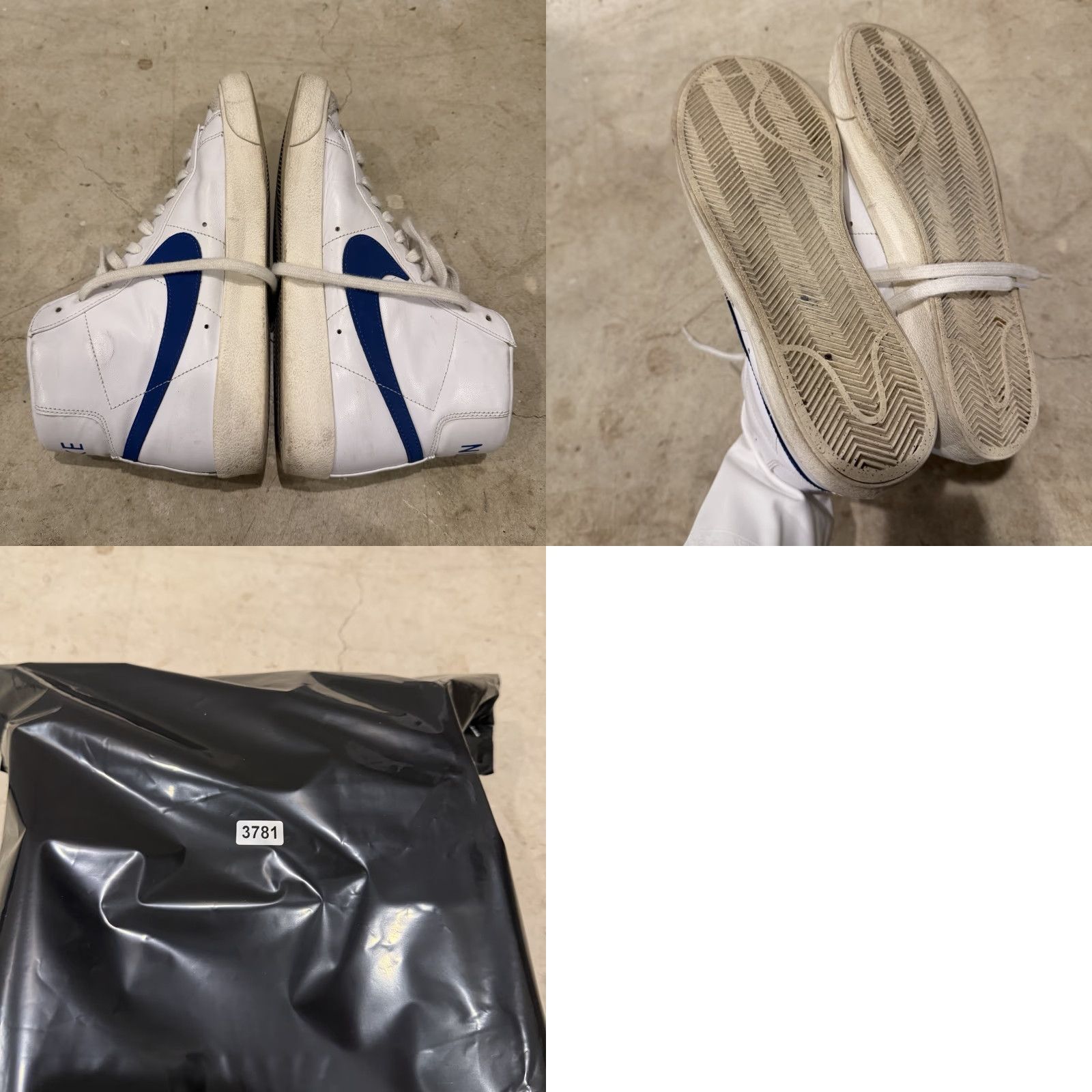 Nike Nike Blazer Mid 77 White Blue Shoes Sneakers CZ1055-124 Womens US 10.5 Size M / US 6-8 / IT 42-44 - 8 Thumbnail