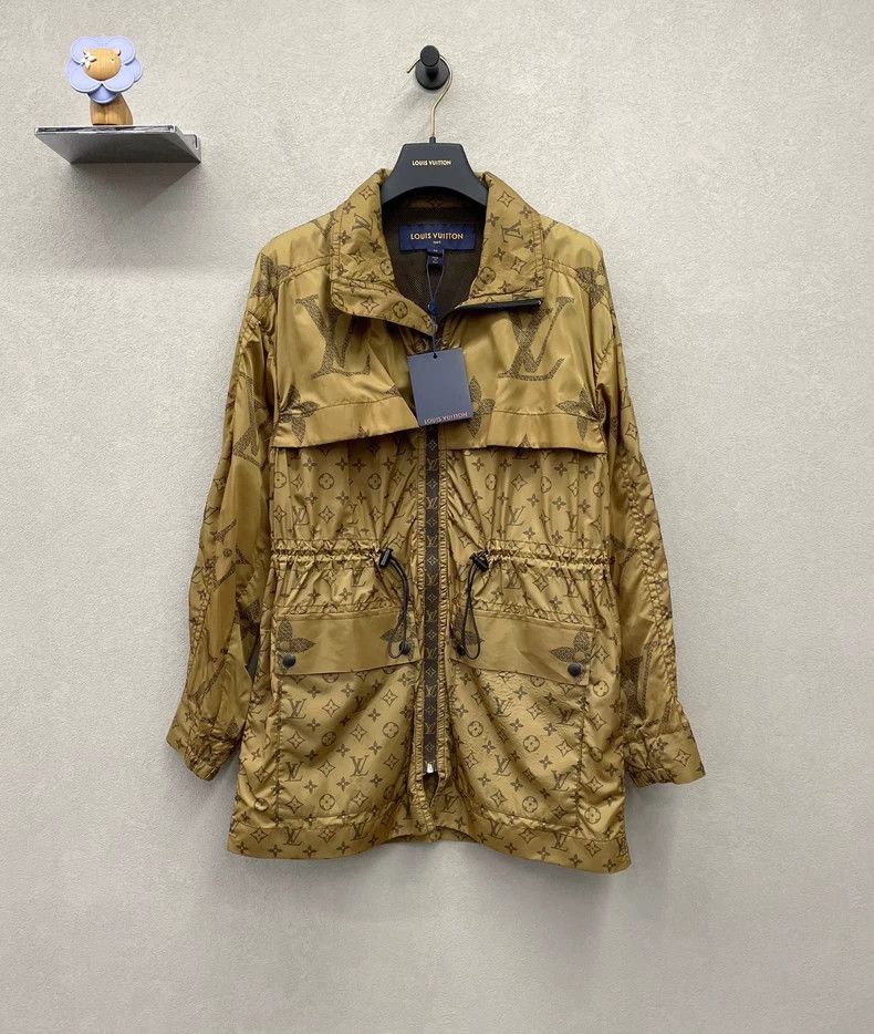 Louis Vuitton Louis Vuitton Printed Parka Jacket in Coffee Brown - dmc Size US S / EU 44-46 / 1 - 1 Thumbnail