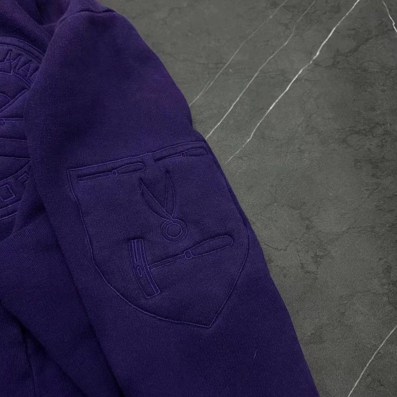 Louis Vuitton Louis Vuitton Purple Logo Hoodie M Size-2506 Size US M / EU 48-50 / 2 - 4 Thumbnail