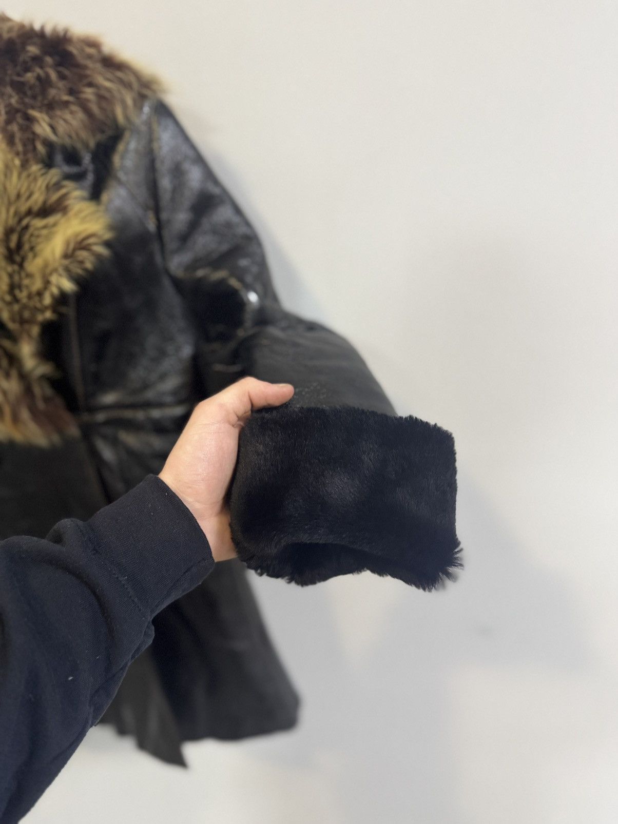 If Six Was Nine × Japanese Brand Y2K Jacket Eco Faux Leather Fur lgb Size S / US 4 / IT 40 - 4 Thumbnail