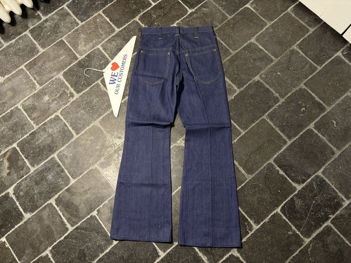 Vintage 1970s Vintage Dark Wash Denim Jeans Golden Horse Flared 70s Size 26" / US 2 / IT 38 - 16 Thumbnail