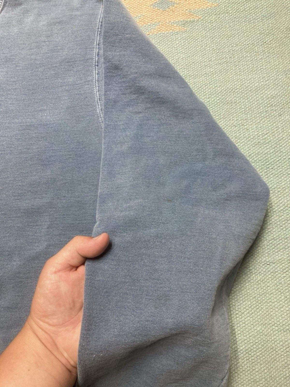 Champion × Vintage Vintage 90s champion sweatshirt light blue cotton USA medium Size US M / EU 48-50 / 2 - 3 Thumbnail
