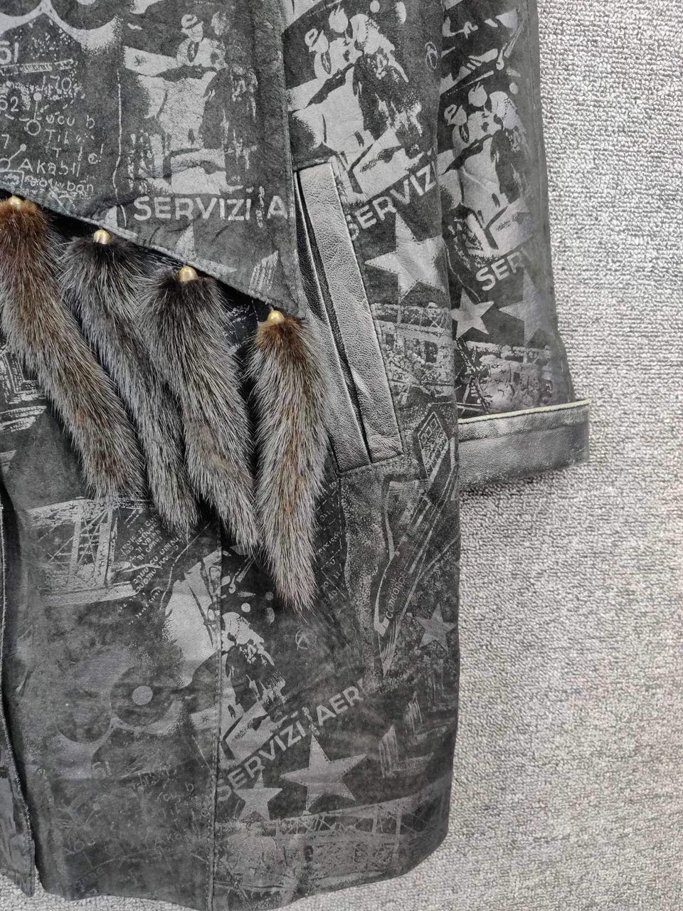 The Unbranded Brand Nice 🔥Vintage Leather Long Jacket Nice Design Size US M / EU 48-50 / 2 - 3 Thumbnail