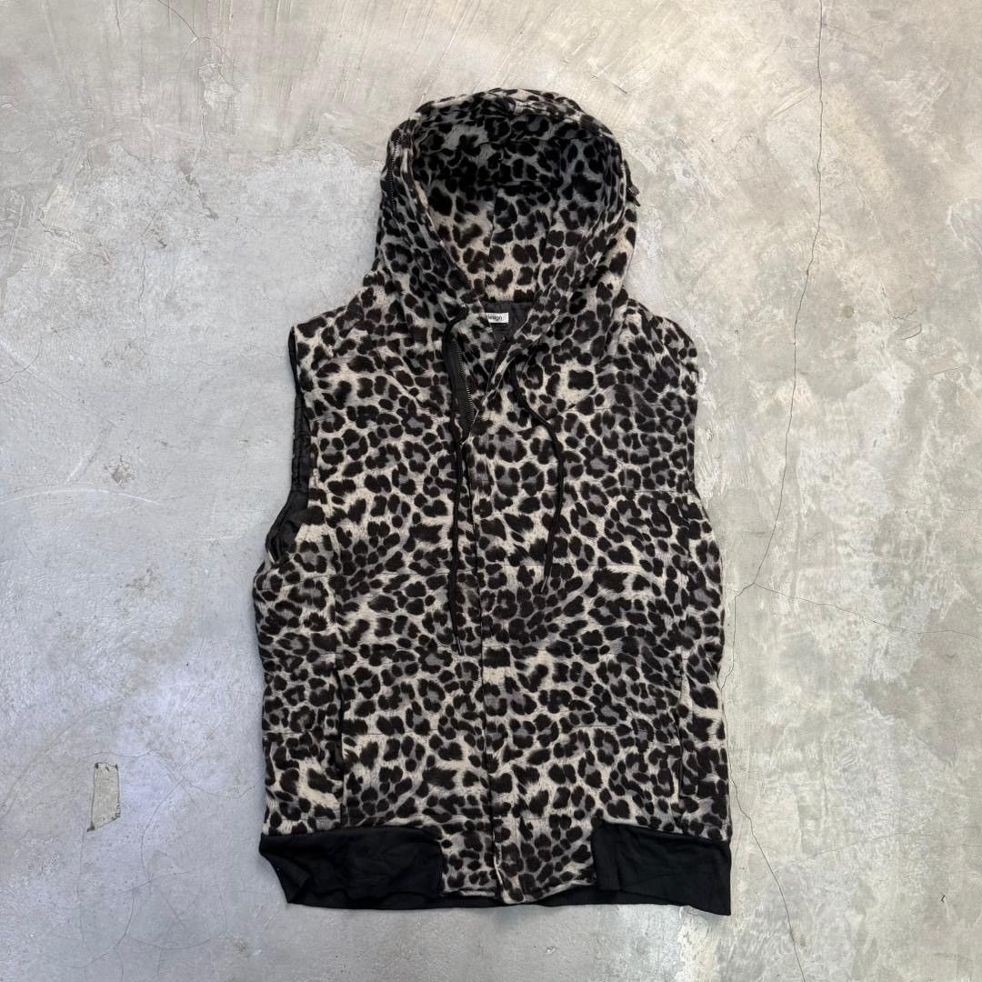 semanticdesign Vintage Semantic Designs Leopard Hooded Vest Size US M / EU 48-50 / 2 - 3 Thumbnail
