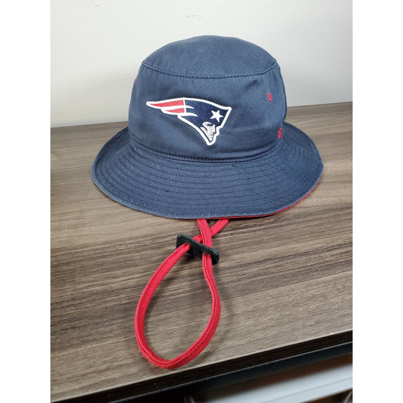 47 Brand × NFL NEW ENGLAND PATRIOTS LEGACY BUCKET HAT FOOTBALL FISHING CAP Size ONE SIZE - 2 Thumbnail