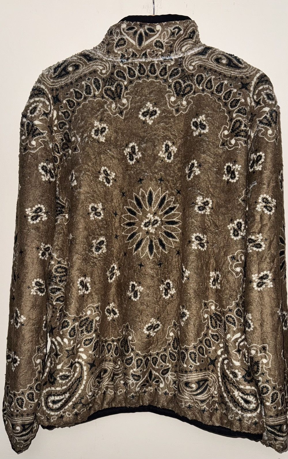 Bravest Studios Brown Paisley Bravest Quarter Zip Sweater Size US XXL / EU 58 / 5 - 2 Thumbnail