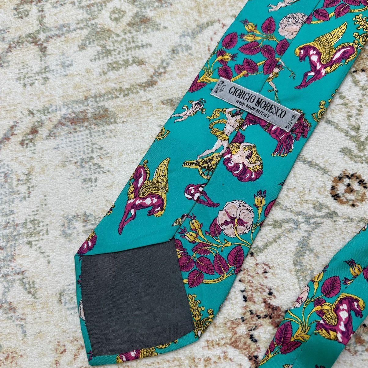 Other Luxury Tie Giorgio Moresco Silk old money Style USA 90s Size ONE SIZE - 3 Thumbnail
