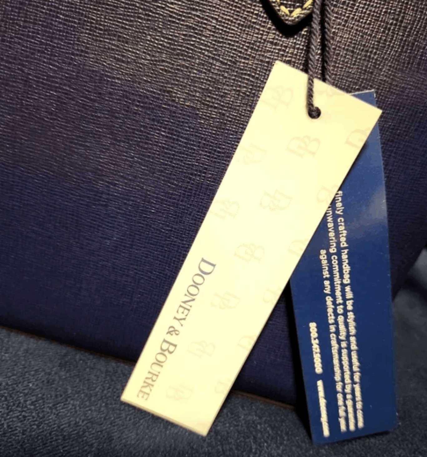Dooney & Bourke NWT Dooney & Bourke Saffiano Ruby Marine Compact Crossbody Size ONE SIZE - 10 Thumbnail