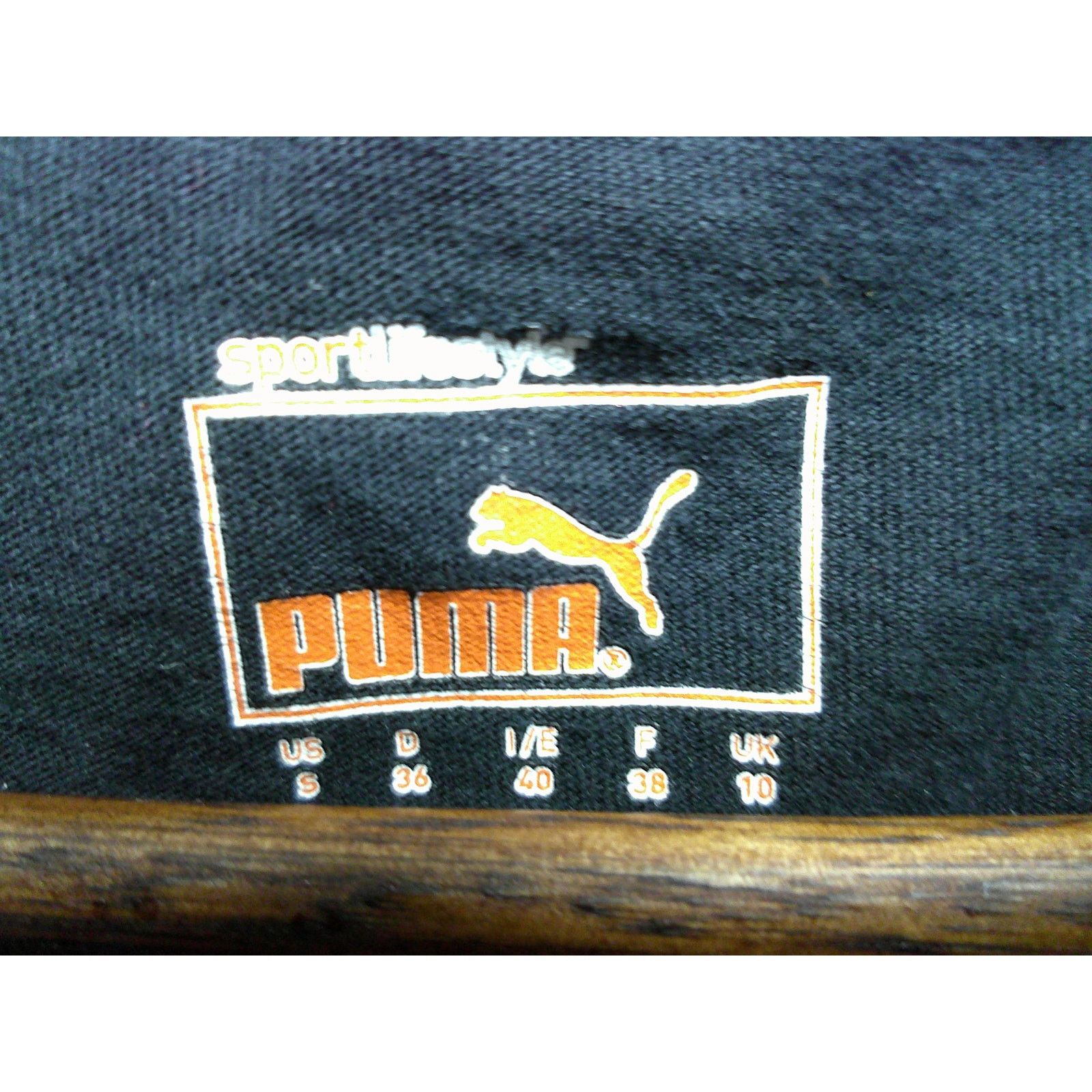 Puma Germany Women's Soccer Graphic T-Shirt Black Sport Tee Small Size S / US 4 / IT 40 - 3 Thumbnail