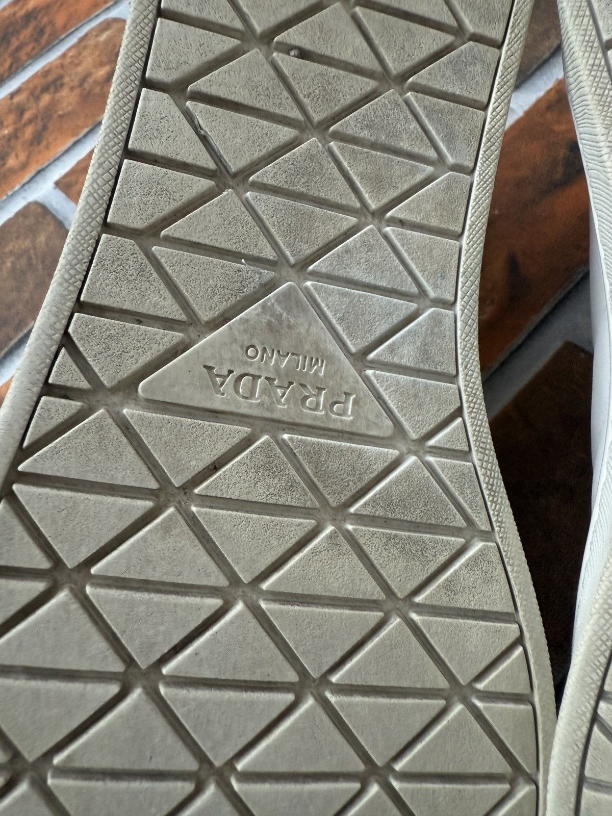Prada ⚪️❕ downtown luxury trainers Size US 10 / EU 43 - 16 Thumbnail