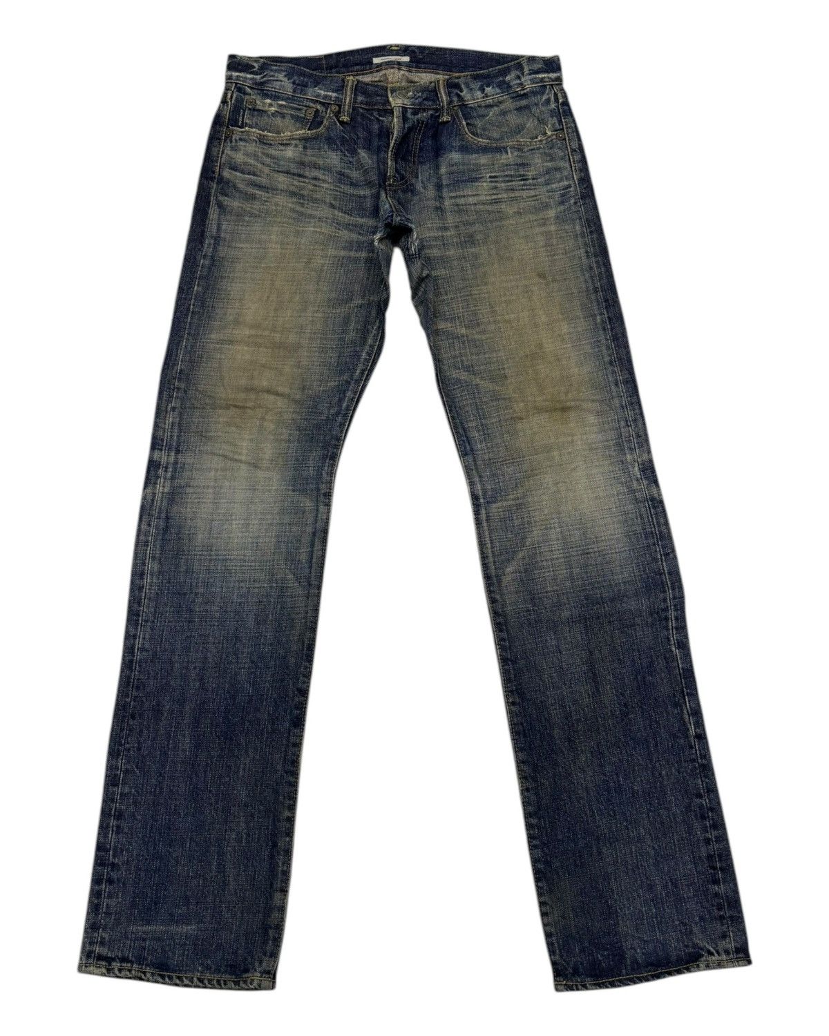 Eternal 🔥ETERNAL MADE IN JAPAN MUD DISTRESSED DENIM JEANS Size US 32 / EU 48 - 1 Thumbnail